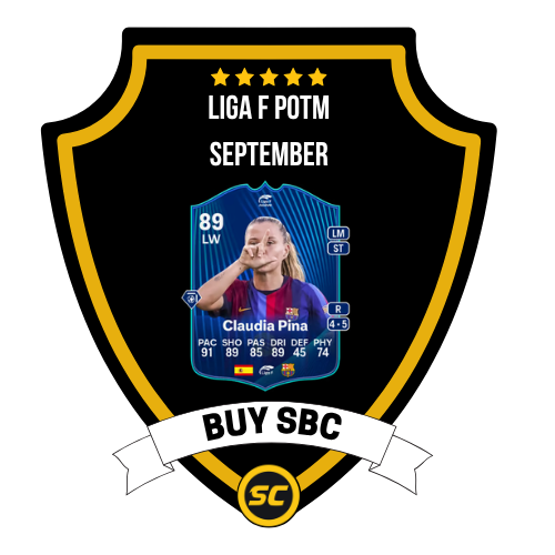 EA FC 27 SBC Liga F POTM September - PS4, PS5, Xbox One, Xbox Series X, Xbox Series S